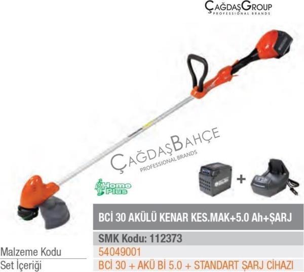 Oleomac BCİ30 Akülü Kenarkesme Tırpan 5.0AH Akü+ Şarj Aleti - Image 1