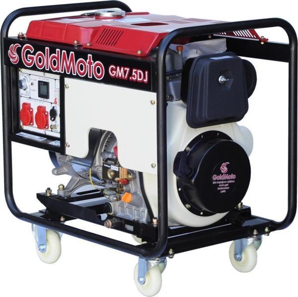 GoldMoto GM7.5DJ Dizel Marşlı Jeneratör 7.5 KW Monofaze - Image 1