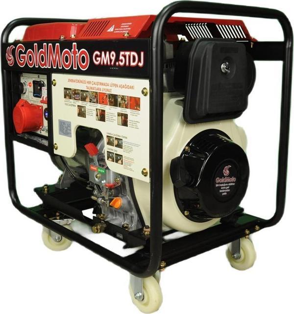 GoldMoto GM9.5TDJ Dizel Marşlı Jeneratör 9.5 KW Trifaze - Image 1