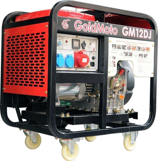GoldMoto GM12DJ Dizel Marşlı Jeneratör 12 KW Monofaze - Image 1