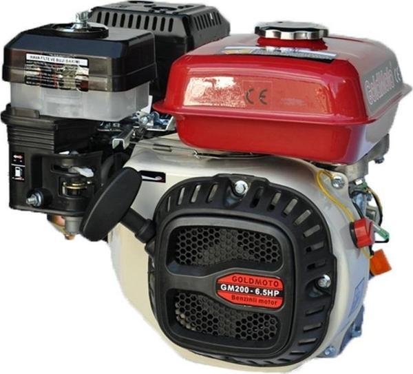 GoldMoto GM200 Benzinli Motor 6.5 Hp İpli Krank Mili Kamalı - Image 1