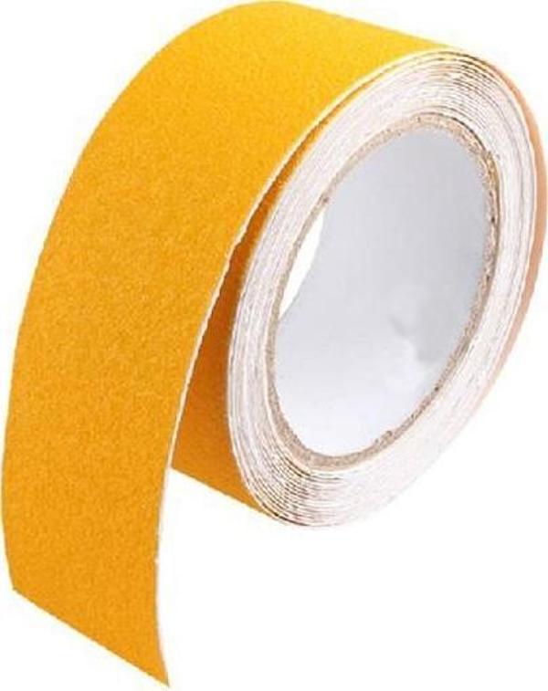 SARI MERDİVEN VE ZEMİN KAYDIRMAZ KAYMAZ BANT 50MMx25MT TdrTR - Image 1