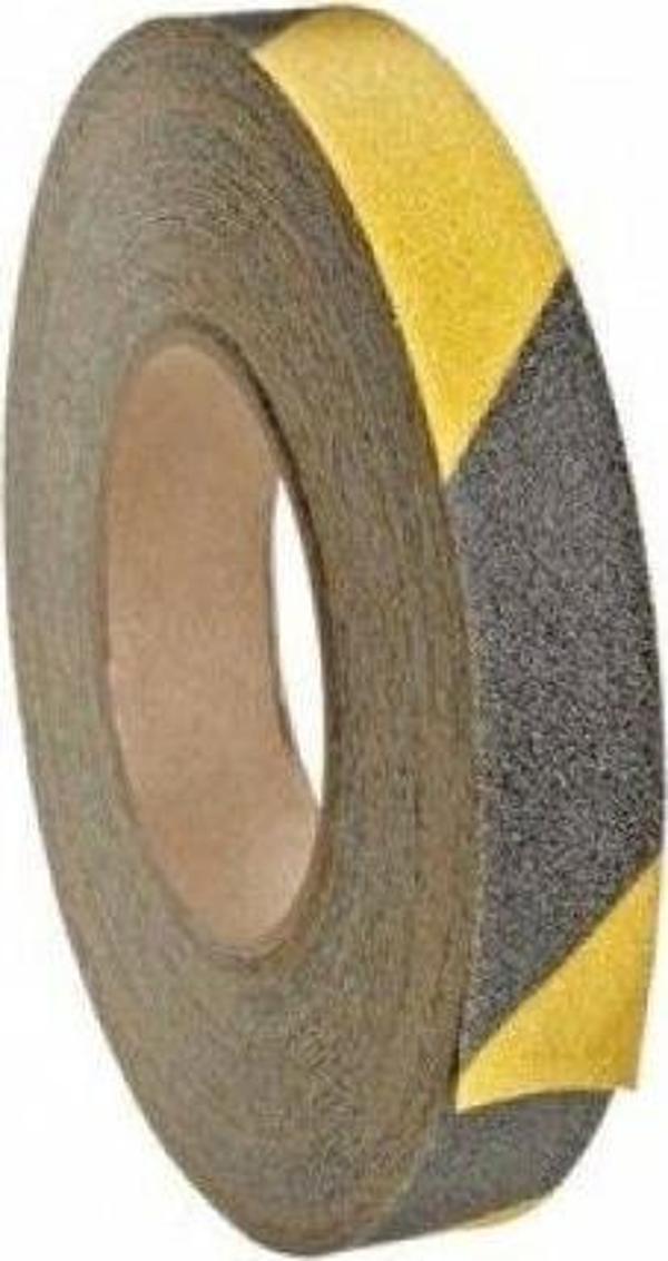 SARI SİYAH MERDİVEN VE ZEMİN KAYDIRMAZ KAYMAZ BANT 25mm X 25mt TdrTR - Image 1