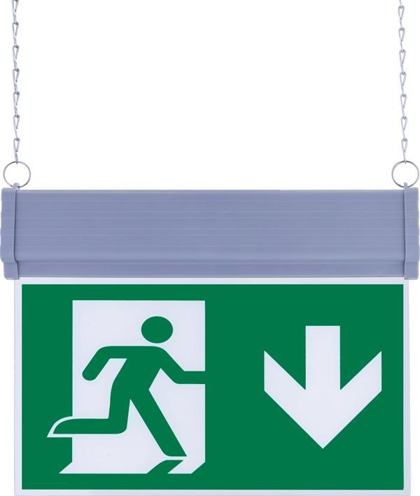 SG051-A1 Çift Yönlü Acil Yönlendirme Armatürü (Zincirli) Aşağı TdrTR - Image 1