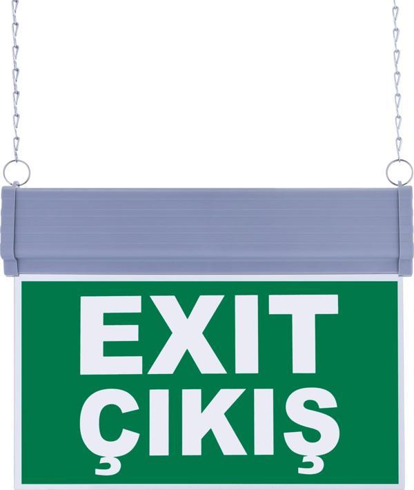 SG051-D2 Çift Yönlü Acil Yönlendirme Armatürü (Zincirli) Exit Çıkış TdrTR - Image 1