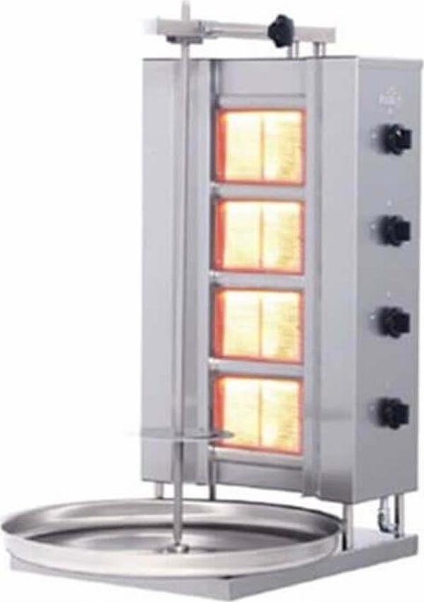 Atalay ADG-4S Döner Ocağı-Gazlı 4 Gözlü-Sabit - Image 1