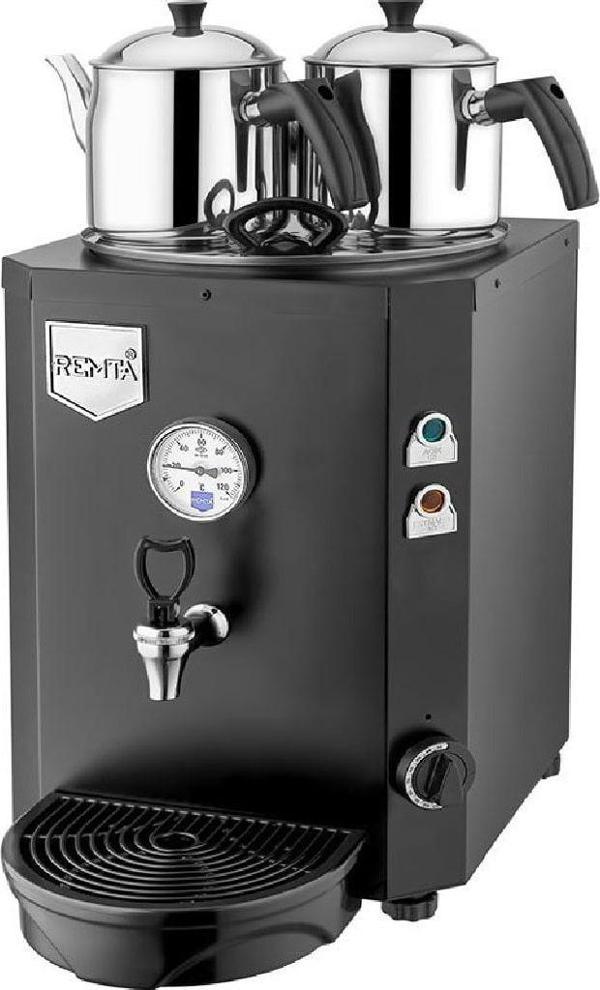 Remta Jumbo Siyah Çay Makinesi 13 litre-2 demlik dahil - Image 1