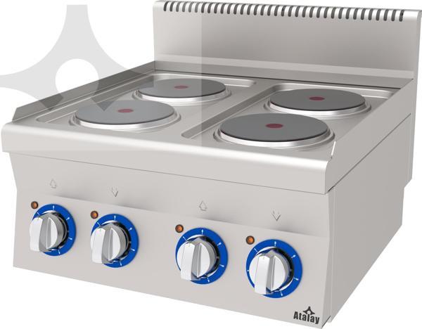 Atalay AEO-660 Elektrik 385-415 V Ocak 600x600x300 mm - Image 1