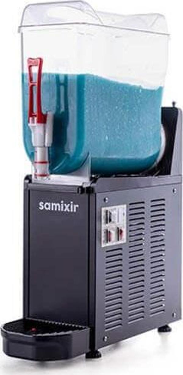 Samixir SLUSH12.B Slush Mono, Granita, Meyve Suyu Dispenseri, 12 L, Siyah  - Image 1