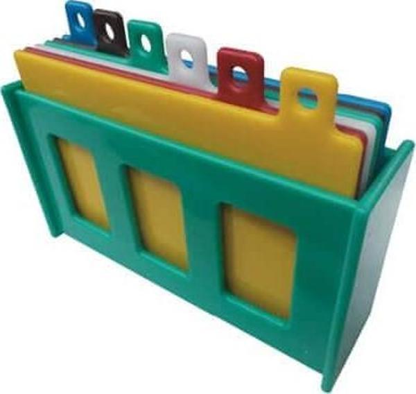 Türkay 2371 Polietilen Kesim Levhası Seti - 6 lı - Image 1