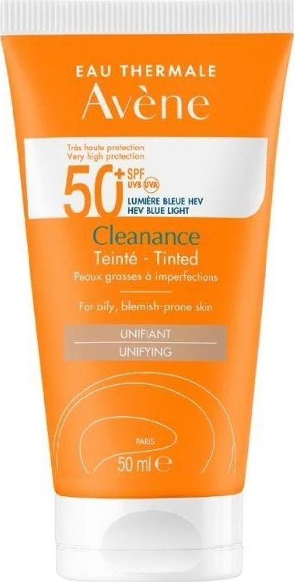 Avene Cleanance SPF50+ Renkli Güneş Kremi 50 ml - Image 1