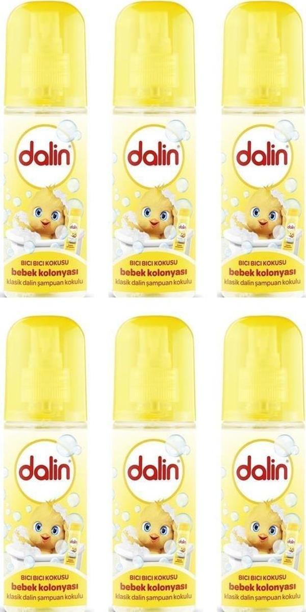 Dalin Bıcı Bıcı Kokusu 150 ml 6'lı Sprey Bebek Kolonyası - Image 1