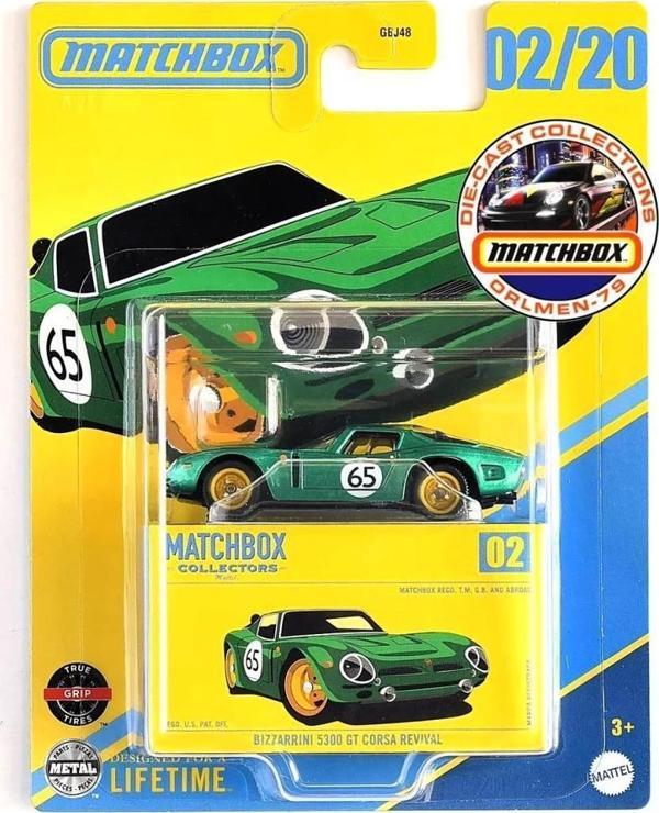 Matchbox Koleksiyon Araçlar GBJ48 - JCL33 BIZZARRINI 5300 GT CORSA REVIVAL - Image 1