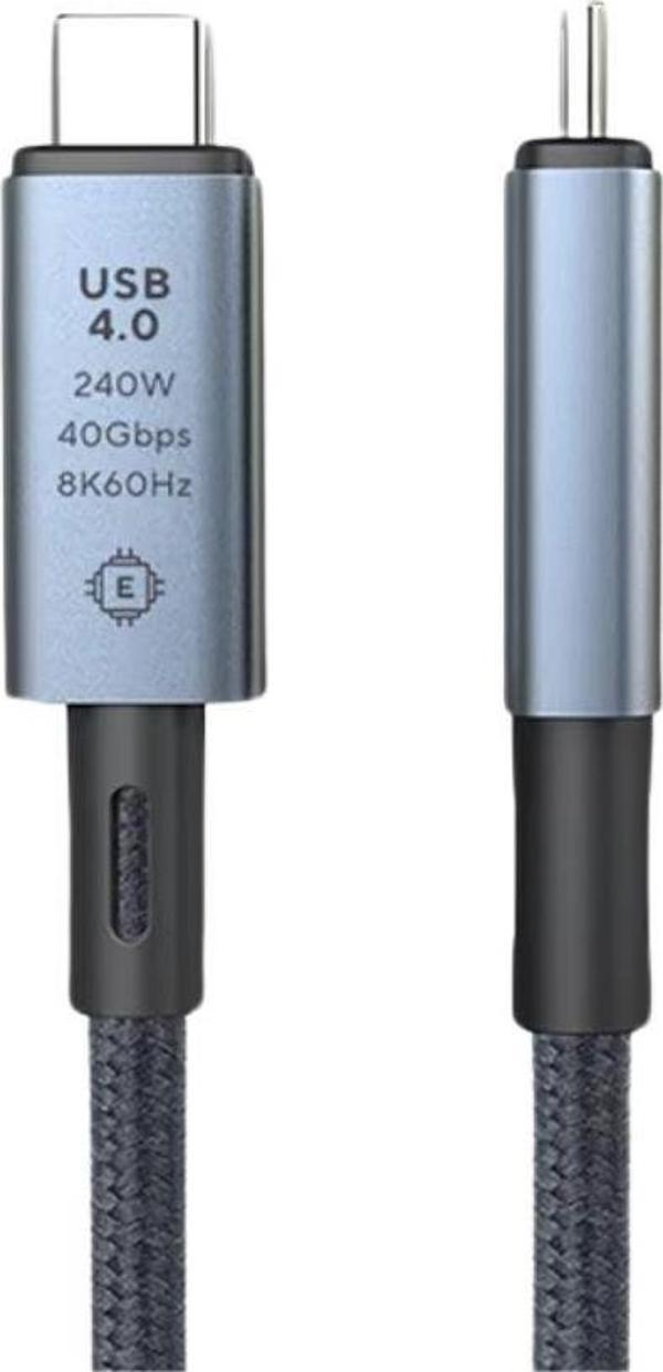 PMR USB4 Pro – 40Gbps 240W 1.5 Metre Hızlı Şarj ve Data Kablosu Zr851 - Image 1