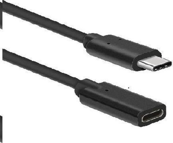 USB 3.1 Type-C Erkek Dişi Uzatma Kablosu 1 Metre | Şarj ve Veri Aktarımı - Image 1