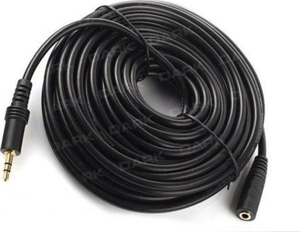 3 Metre Streo Kulaklık Uzatma Kablosu  3,5 Mm Erkek Dişi - Image 1
