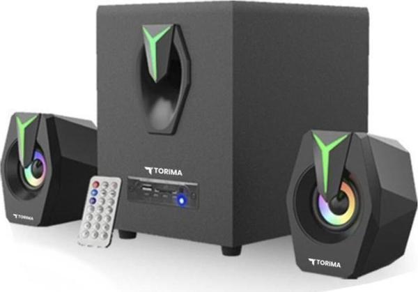 Torima D38 RGB Işıklı Bluetooth Hoparlör - 2in1 Subwoofer + Hafıza Kartı Desteği" - Image 1