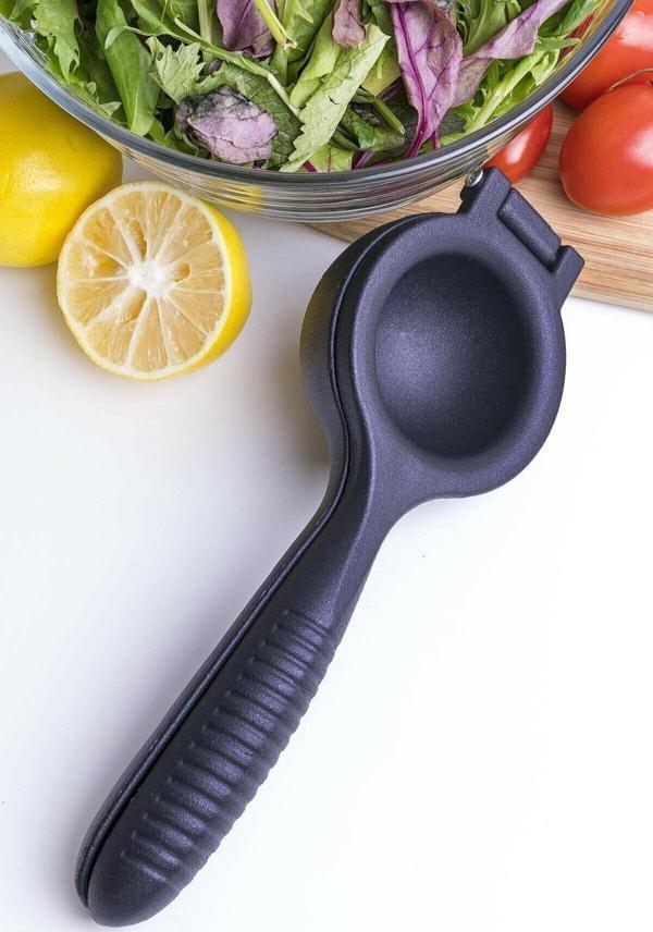 Hyd Portakal Limon Narenciye Sıkacağı Döküm Mat Siyah 23 Cm Limon Sıkacağı - Image 1