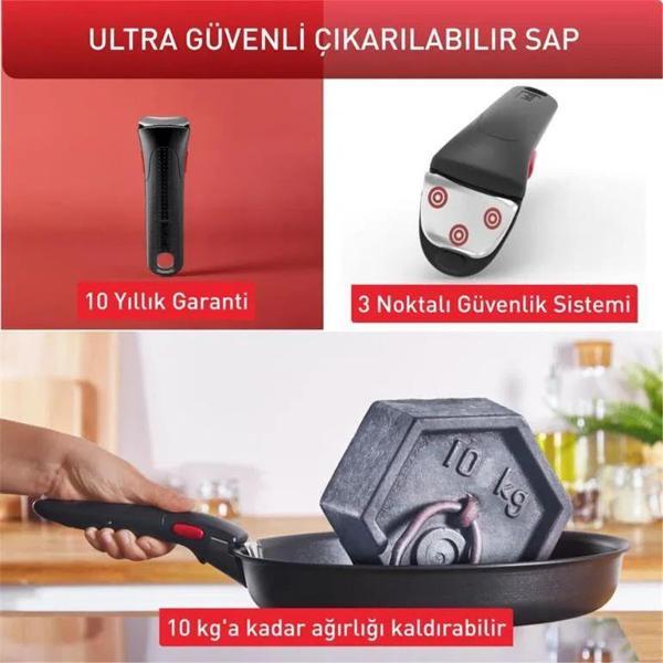 Ingenio Excellence Titanyum 6X Büyük Set 12 Parça - Image 1
