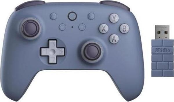 8Bitdo Ultimate 2C Kablosuz 2.4G Oyun Kolu PC Android Hall Effect Joystick Blueberry Koyu Mavi - Image 1