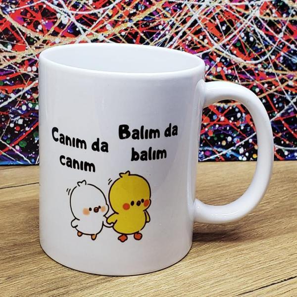 Canım Da Canım Balım Da Balım Tasarımlı Kupa Bardak - Image 1