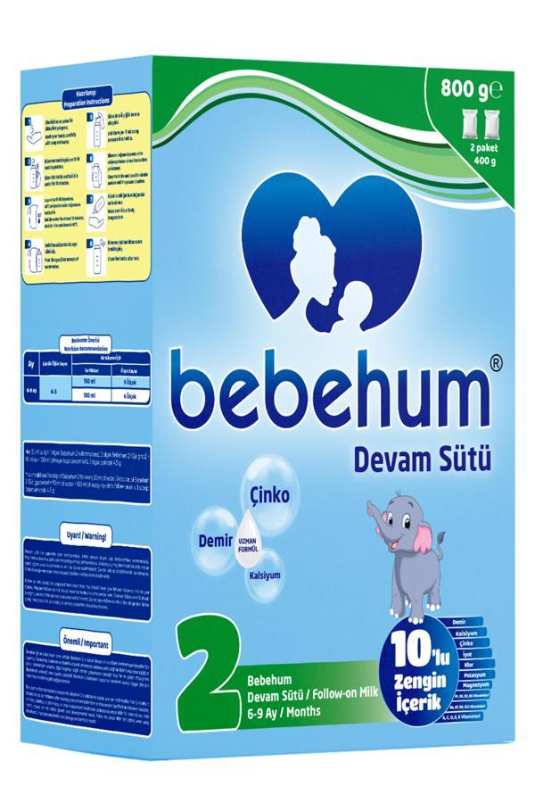 Bebehum 2 No Devam Sütü 800 gr 6-9 Ay - Image 1