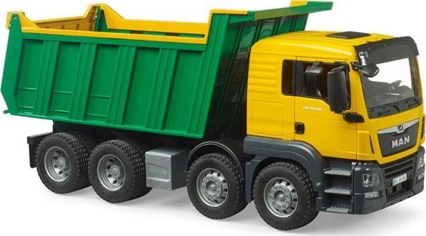 Bruder Man Tgs Damperli Kamyon (Sarı-Yeşil) BR03766 - Image 1