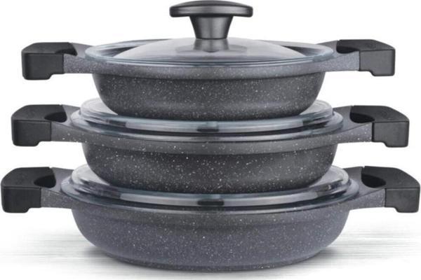 Thermoad Graneu Sahan Set | 6 Parça | Gri - Image 1