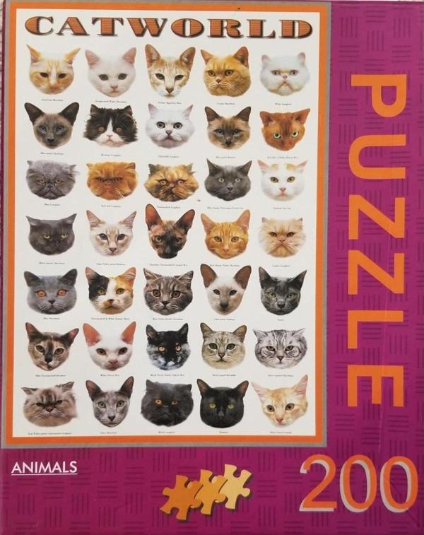 KS Games 200 Parçalı Kedi Puzzle Kedi Yapboz Kedili Yap boz - Image 1