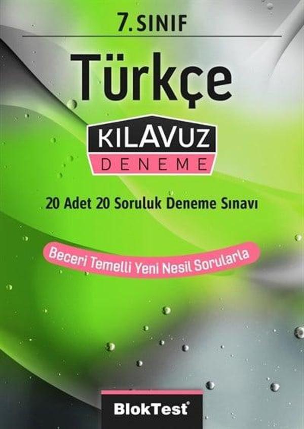 7. Sınıf Türkçe Kılavuz Deneme - Bloktest Yayınları - Image 1