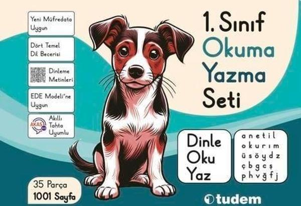 1.Sınıf Okuma Yazma Seti (Dinle Oku Yaz) Öğrenci Kutu - Tudem Yayınları - Ders Kitapları - Image 1