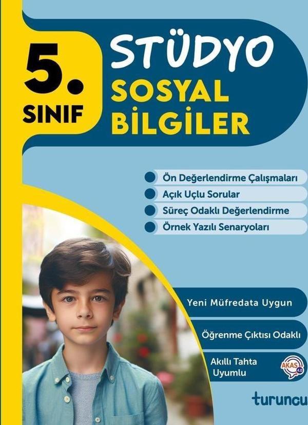5. Sınıf Stüdyo Sosyal Bilgiler - Turuncu Yayınları - Image 1