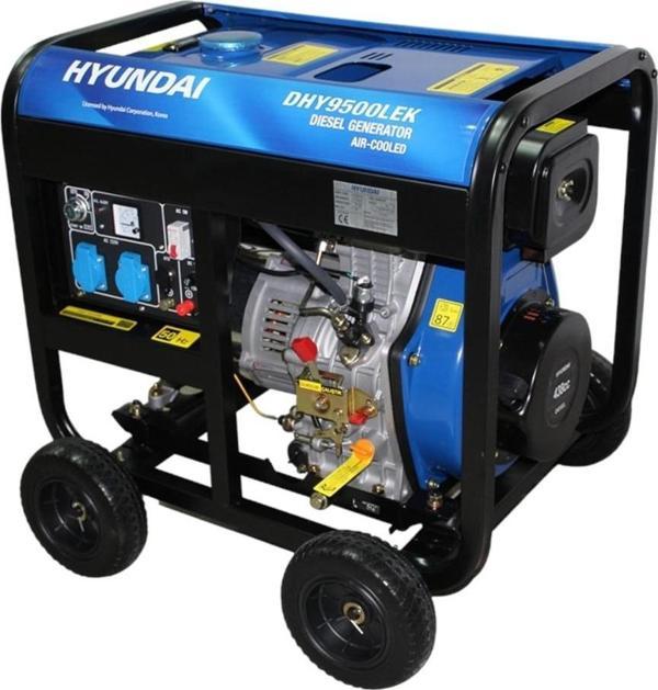 Hyundai DHY9500LEK Dizel Marşlı Jeneratör 8kVA - Image 1