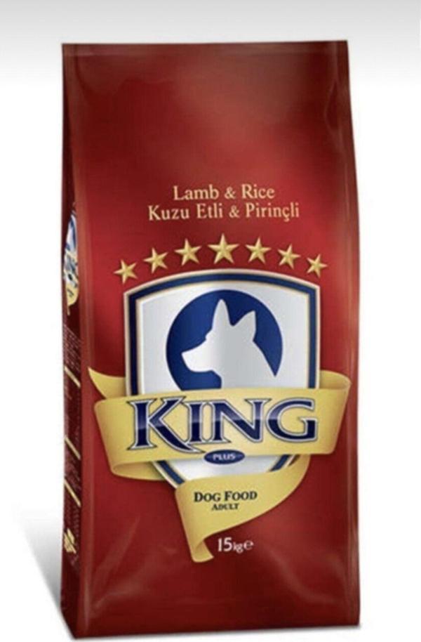 King Kıng Yetişkin Köpek Maması 15 Kg (Kuzu&Pirinç) (Yeni Ürt) - Image 1