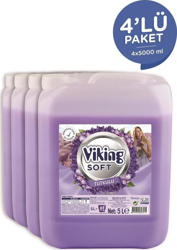 Viking Çamaşır Yumuşatıcısı Tutkulu 5 Litre 4 Adet - Image 1