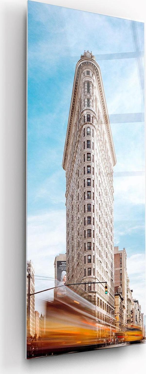 Flatiron Panoramik Cam Tablo | Hediyelik, Dekoratif, Ofis, Mutfak  - Image 1