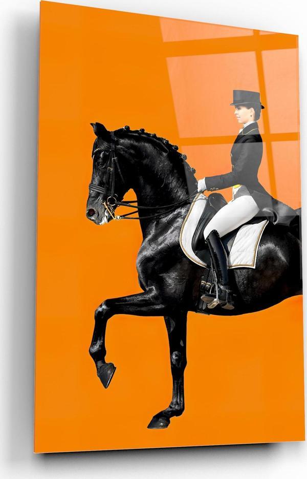 Hermes At Cam Tablo | Hediyelik, Dekoratif, Ofis, Mutfak  - Image 1