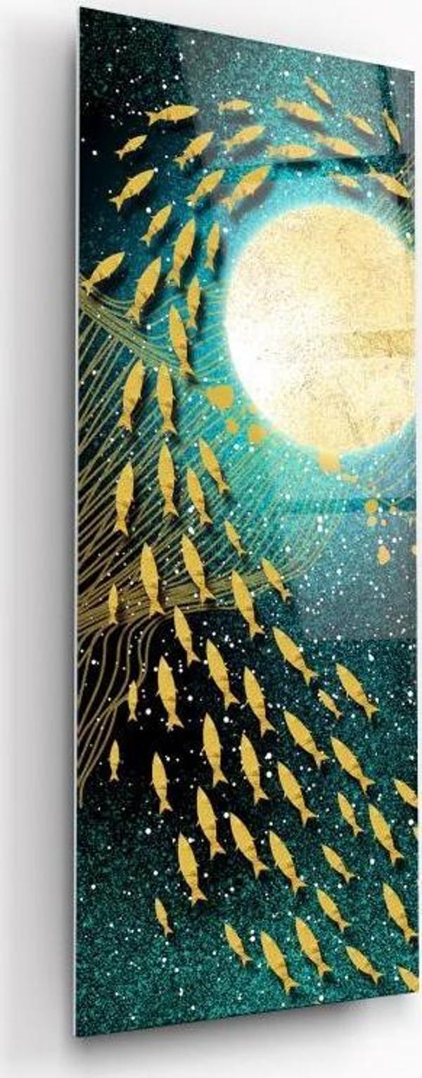 Gold Tema Cam Tablo | Hediyelik, Dekoratif, Ofis, Mutfak  - Image 1