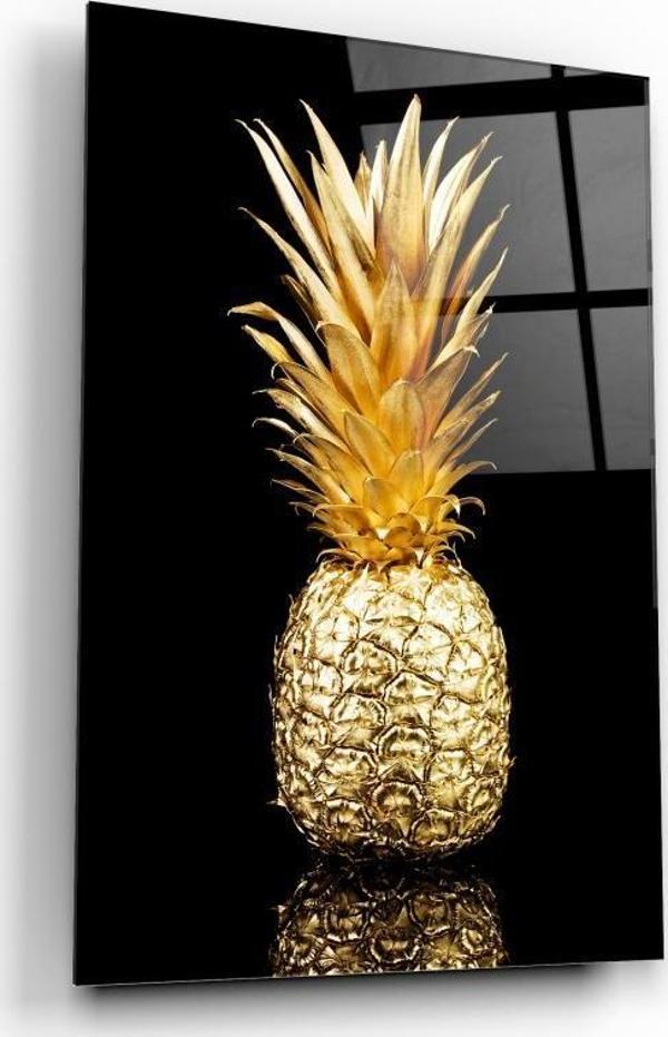 Ananas Cam Tablo | Hediyelik, Dekoratif, Ofis, Mutfak  - Image 1