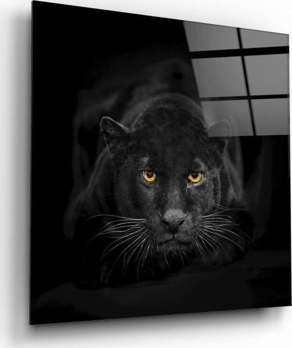 Panter Cam Tablo | Hediyelik, Dekoratif, Ofis, Mutfak  - Image 1
