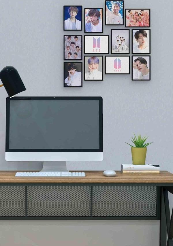 Bts 12 Parça Mdf (ahşap) Tablo Ofis Boyu  - Image 1