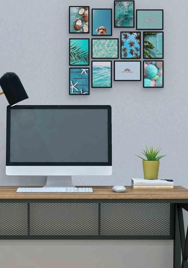 Yaz 12 Parça Mdf (ahşap) Tablo Ofis Boyu  - Image 1