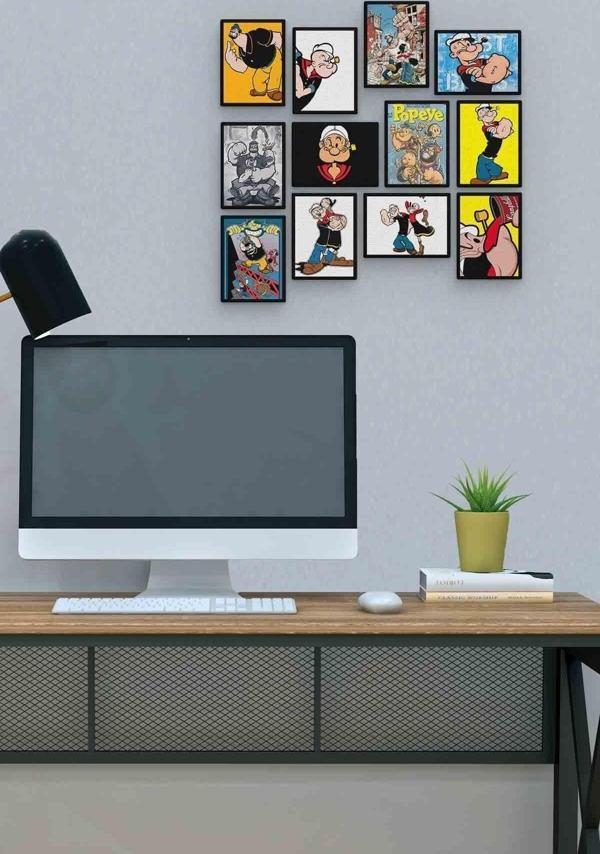 Temel Reis 12 Parça Mdf (ahşap) Tablo Ofis Boyu  - Image 1