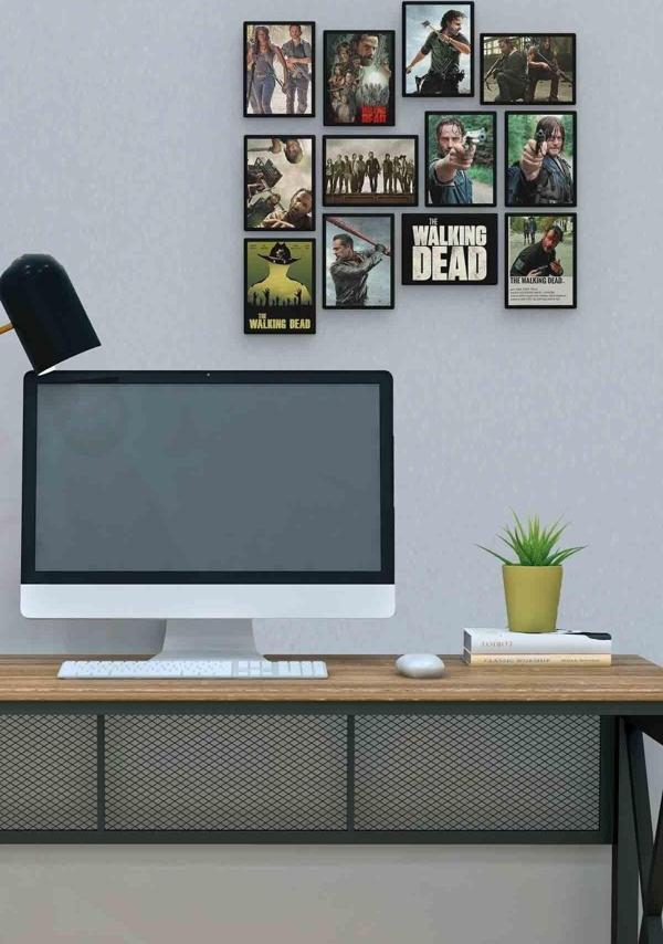 The Walking Dead 12 Parça Mdf (ahşap) Tablo Ofis Boyu  - Image 1