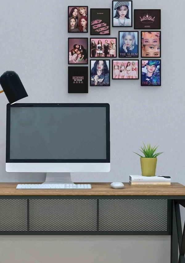 Blackpink 12 Parça Mdf (ahşap) Tablo Ofis Boyu  - Image 1