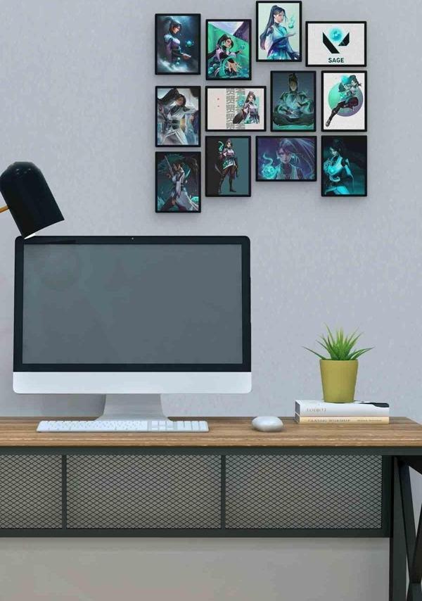 Sage 12 Parça Mdf (ahşap) Tablo Ofis Boyu  - Image 1