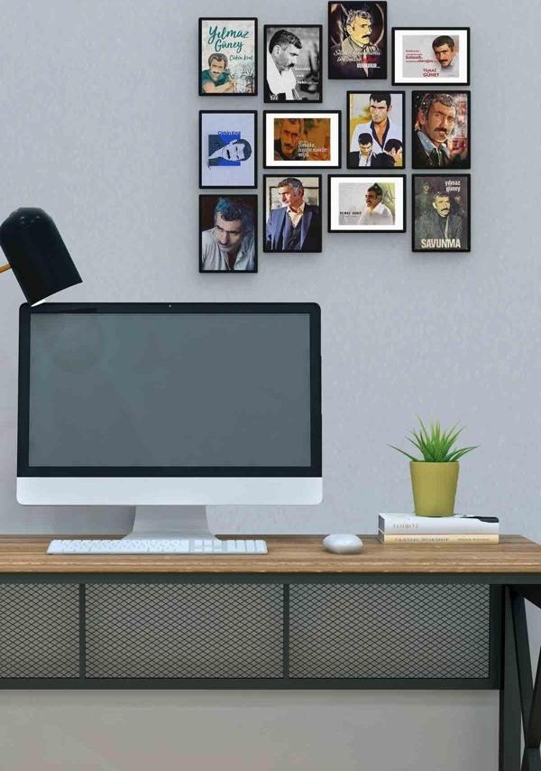 Yılmaz Güney 12 Parça Mdf (ahşap) Tablo Ofis Boyu  - Image 1