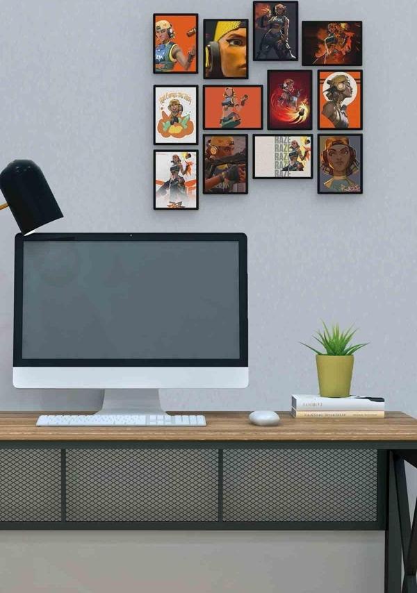Raze 12 Parça Mdf (ahşap) Tablo Ofis Boyu  - Image 1