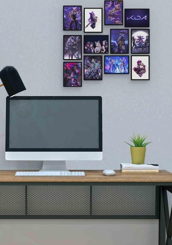 Kda 12 Parça Mdf (ahşap) Tablo Ofis Boyu  - Image 1