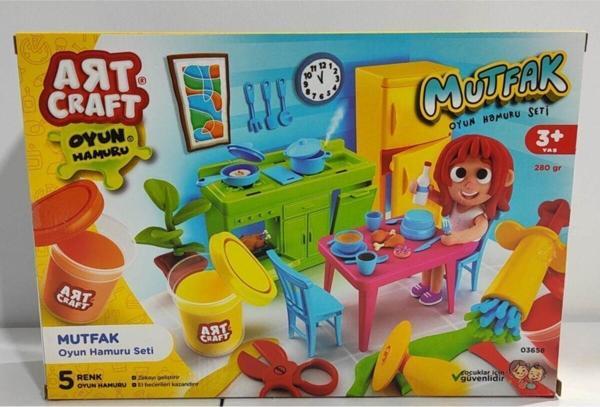 Art Craft Oyuncak Mutfak Hamur Seti (5 Renk Hamur 280 Gr) - Image 1